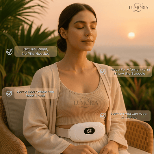HeatRelief Therapy Belt™ – Wearable, Cordless Relief for Period Pain